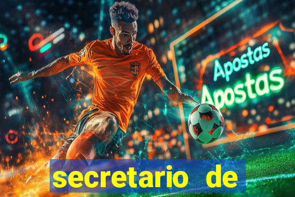 secretario de esporte salario